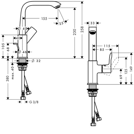 hansgrohe 31087 Metris 面盆龍頭-hong-kong