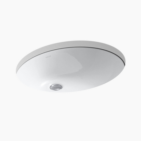 KOHLER K-2211X-0 CAXTON 19" 橢圓形檯下式面盆-hong-kong