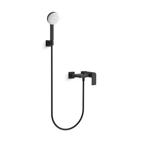 KOHLER K-23494T-4-BL PARALLEL 掛牆式浴缸龍頭 (黑色)-hong-kong