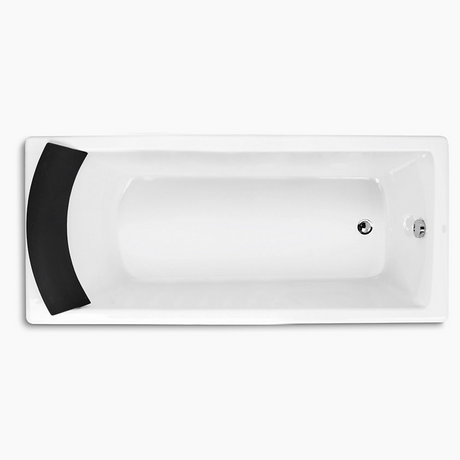 KOHLER K-8223T-GR-0 BIOVE 1.5 米鑄鐵浴缸 (連扶手孔)-hong-kong