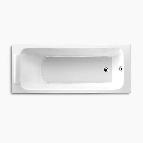 KOHLER K-P1875H-GR-0 PARALLEL 1.5米鑄鐵浴缸 (含扶手孔)-hong-kong