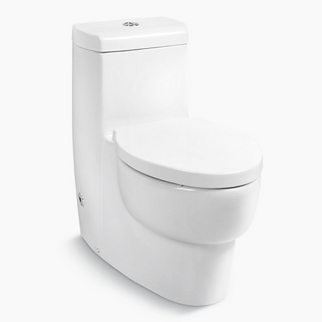 KOHLER K-45382X-SP-0 OVE 連體式自由咀座廁(貼牆廁)-hong-kong