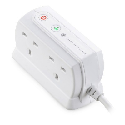 英國 MasterPlug 13A 四位插座拖板 SRGD42MW-MP 2米線 白色 香港行貨-hong-kong