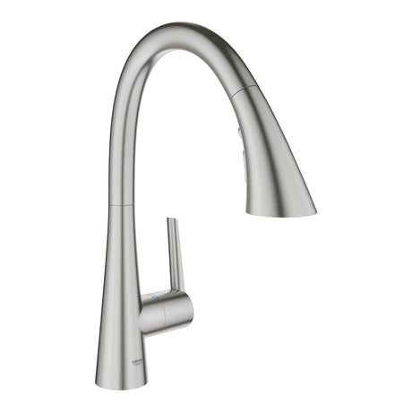 德國 GROHE 32294DC2 Zedra Triple Spray 拉出式廚房龍頭-hong-kong