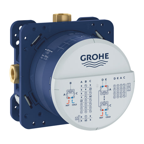 德國 GROHE 24093003+35600000 Plus 藏牆式恆溫淋浴龍頭及閥芯 (德國製造)-hong-kong