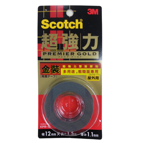3M – 金裝超強力雙面膠貼 (粗糙面適用) KPR-12-hong-kong