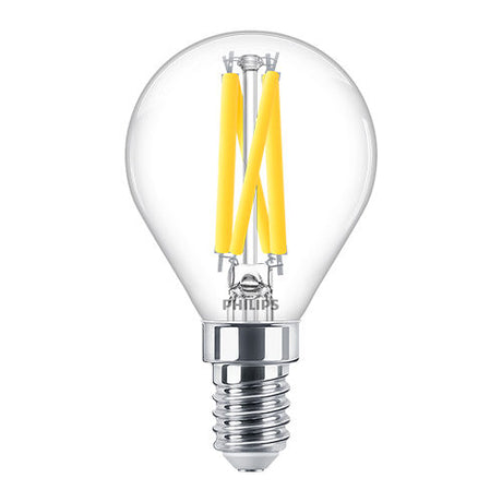 PHILIPS 飛利浦 Master Value LED 小球膽 (可調光暗) – 3.4W / E14 / 2200K-2700K / P45-hong-kong