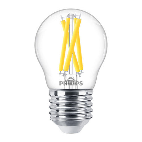 PHILIPS 飛利浦 Master Value LED 小球膽(可調光暗) – 3.5W / E27 / 2200K-2700K / P45-hong-kong