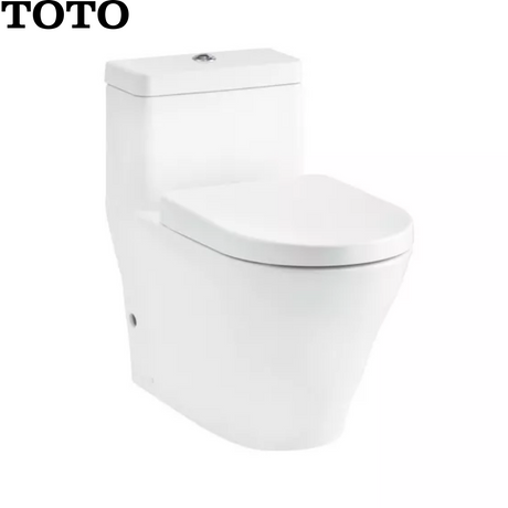 TOTO CW166PB 自由咀連體座廁配油壓廁板-hong-kong