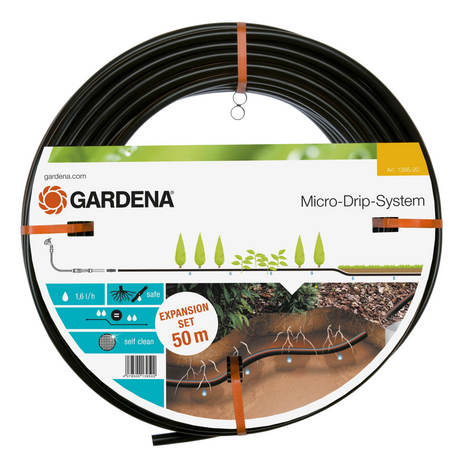 德國 GARDENA 1395-20 Extension Drip Irrigation for Rows of Plants Below Ground Drip Irrigation Line 13.7mm 灌溉線-hong-kong