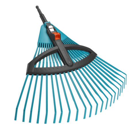 德國 GARDENA 3099-20 combisystem Plastic Adjustable Rake 可調耙-hong-kong