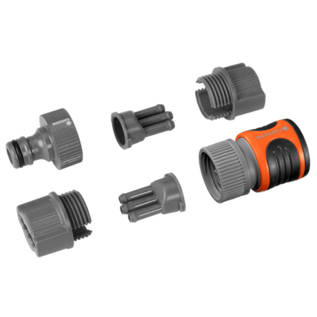 德國 GARDENA 5316-20 Sprinker Hose Connection Set 灑水器軟管接駁套裝-hong-kong