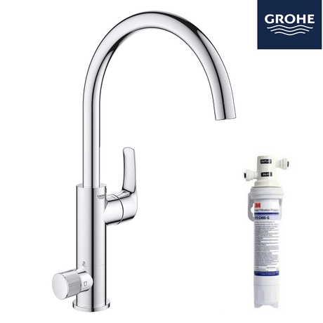 德國 Grohe BLUE PURE 31722000 濾水廚房龍頭 + 3M AP2-405G濾水套裝 (包安裝)-hong-kong