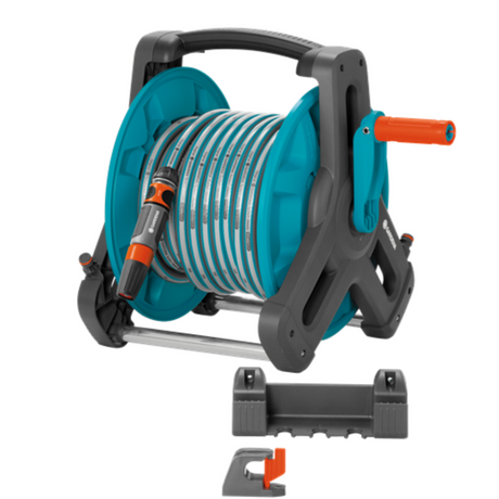 德國 GARDENA 8009-20 Wall-fixed Hose Reel Classic 50 Set 喉轆-hong-kong
