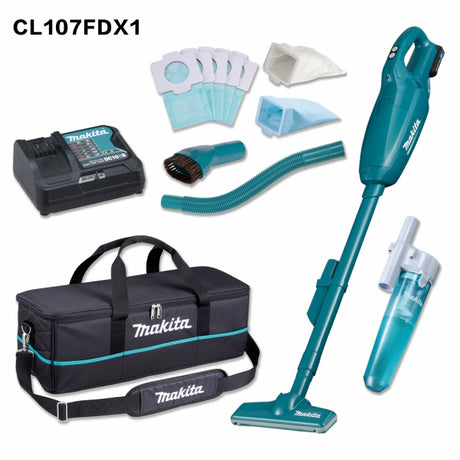 Makita 牧田 CL107FDWX1 / CL107FDX1 12V 充電式吸塵機套裝-hong-kong