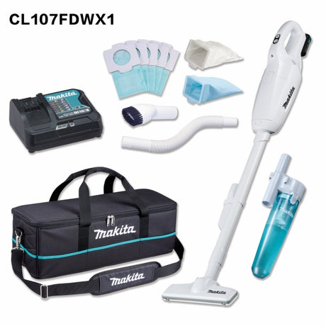Makita 牧田 CL107FDWX1 / CL107FDX1 12V 充電式吸塵機套裝-hong-kong