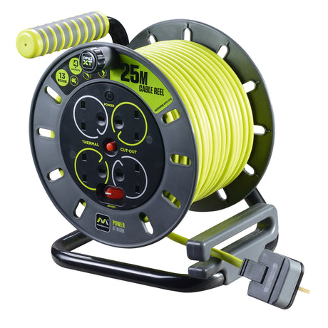 英國 Masterplug OLU50134SL-PX 4 Socket 13A 50M 電線拖轆-hong-kong