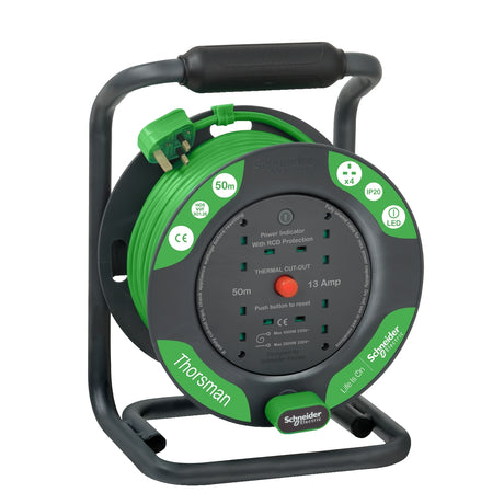 Schneider 施耐德 IMT33157 BS 230V 50M 4插蘇 電線拖轆-hong-kong