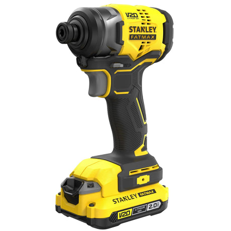 美國 STANLEY 史丹利 SFMCF810D2K-GB V20 充電式無刷衝擊起子 (2電1充套裝)-hong-kong