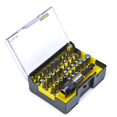 STANLEY 史丹利 63-402-23 31件6.3MM系列旋具頭和快脫磁性接桿組套B-hong-kong