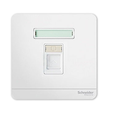 Schneider 施耐德 – 單位RJ45八線6e類數據插座,Keystone面板備防塵活門 E8331RJS6 WE-hong-kong