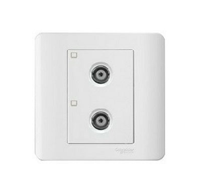 Schneider 施耐德 – 兩位電視天線插座副板 E8432TVS WE / E8432TVS SZ / E843STVS SA-hong-kong