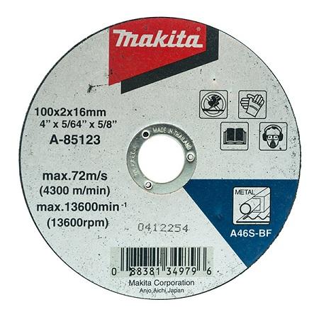 Makita 牧田 A-85123 直徑100mm 切割砂輪片 (切割金屬用) (25件)-hong-kong