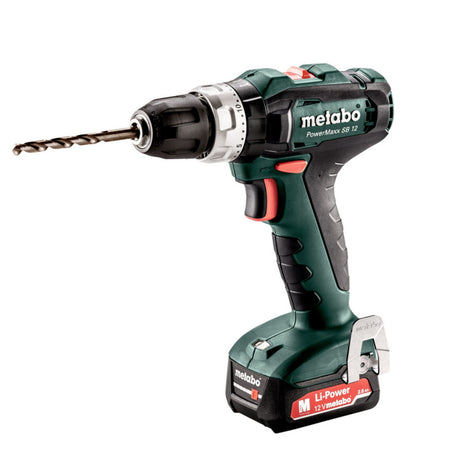 metabo 麥太保 PowerMaxx SB 12 Workshop 充電衝擊鑽 (鋰12V) (套裝)-hong-kong