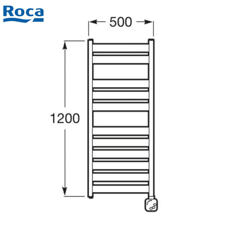 Roca A815499001 Victoria 電熱毛巾架-hong-kong