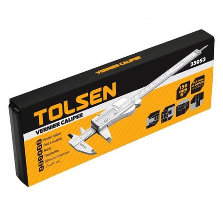 東森牌 - TOLSEN 35053# 6" 不銹鋼 電子卡尺 (香港行貨)-hong-kong